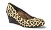 Vionic Antonia Womens Leather Wedge Tan Leopard - 9