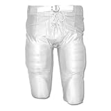 Don Alleson Alleson Adult Poly Football Pant (White,3X-Large)