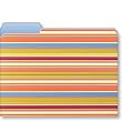 Stripes Designer File Folders
