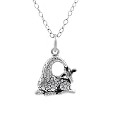 Sterling Silver Children's Giraffe Necklace