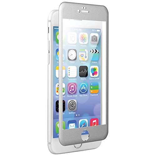ZNITRO Glass Screen Protector for iPhone 6 - Retail Packaging - Silver