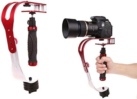 Gmmiao Pro Camcorder Steady Cam Stabilizer Handheld Video Camera Stabilizer Steady With Smooth Pro Steady Glide Cam for GoPro, Cannon, Nikon, Panasonic Pentax or any DSLR camera up to 2.1 lbs Black
