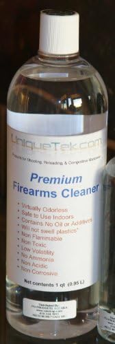 UniqueTek Premium Firearms Cleaner Solvent Degreaser Non-Toxic 1 Quart (32oz)