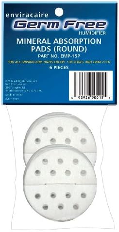 2-1/4 Enviracaire Humidifier Replacement Mineral Absorption pads (6 Pack)
