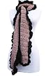 Handmade Fashion Crocheted Scarf - Parisian Nights (100% Crocheted By Hand)
