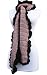 Handmade Fashion Crocheted Scarf - Parisian Nights (100% Crocheted By Hand)
