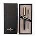 MONTAGUT Luxury Rollerball Pen Set-Black Lacquer Gold Rollerball Pen-Best Pen Gift for Men & Women Professional, Executive, Office, Nice Pens-Box Gift with an Extra Refill