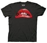 Ripple Junction Men's Rocky Horror Picture Show Lips Mens Tee,Black,Medium