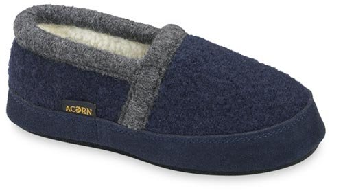Cover image : Acorn Kids Cozy Moc Boiled Wool Slippers, size toddler 9 1/2 to youth 5