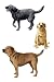 Labrador Dogs Lab 25 Wallies Wallpaper Cutouts