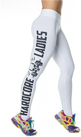 Labellamafia Fitness Hardcoreladies White Legging (Medium)