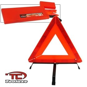 18" Folding Safety Warning Reflector for Roadside Emergency, Vehicle Sign