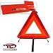 18" Folding Safety Warning Reflector for Roadside Emergency, Vehicle Sign