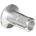 BrandTech 662532 Aluminum Hose Nipple Flange, 19mm Size, For VACUUBRAND XS Series Rotary Vane Pump