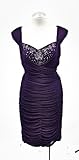 IMAGE OF Xscape Plum Sheared Sheath Dress