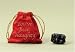 Roman `Lump Of Coal` In Red Velvet Gift Sack