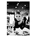 Audrey Hepburn Movie (Breakfast at Tiffany's, With Cigarette) Poster Print - 61x91 cm