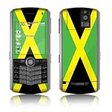 Jamaican Flag Design VERTICAL CAMERA Original Pearl 8110/ Pearl 8100 Cell Phone Protective Skin Decal Sticker