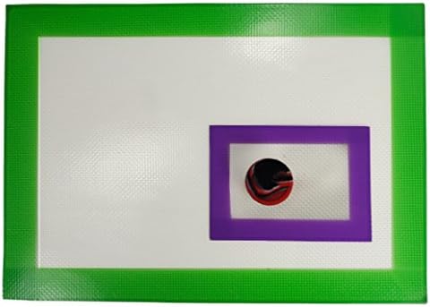 Large and Small Silicone Pad and Mat Set. Comes with Silicone No Stick Jar. Platinum Cured.