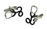 Mens Designer Fashion Cufflinks - Stethoscope - For the Doctor