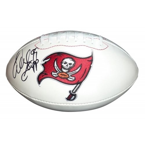 Warren Sapp Autographed Tampa Bay Buccaneers Logo Football