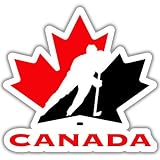 Canada Hockey Team Vancouver car bumper sticker 5" x 4"