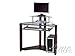 Glass Top Corner Computer Desk w/ Monitor Stand #AC 010114