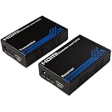 Cable Matters HDMI Extender over Single Cat 6 Ethernet Cable (up to 300 feet) including Twin Pack of 6 Foot High Speed HDMI Cables