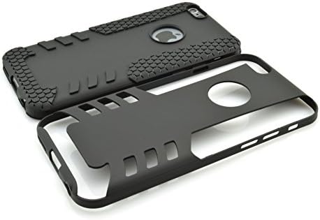 Rocket 2 Piece Hybrid Rugged Case for Iphone 5/5s (black)