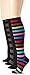K. Bell Women's Multi-Stripe Soft and Dreamy Knee High Sock