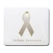 Asthma Awareness Ribbon Mouse Pad