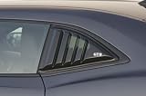 GT Styling GT4172S 2010 Chevrolet Camaro Quarter Window Louvers - Smoke