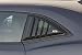GT Styling GT4172S 2010 Chevrolet Camaro Quarter Window Louvers - Smoke