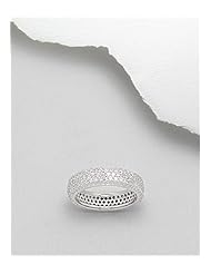 CZ Ring In 92.5 Sterling Silver