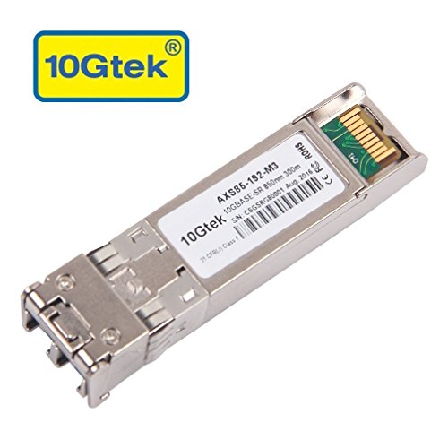 10Gtek for Juniper QFX-SFP-10GE-SR/ EX-SFP-10GE-SR, 10Gb/s SFP+ Transceiver 850nm, 300m