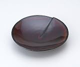 うるし釉ハス取皿　5個組 【美濃焼　和皿】 〔キャッシュバックキャンペーン対象商品〕