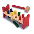 Melissa & Doug Deluxe Wooden Pound-A-Peg
