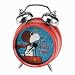 Peanuts Flying Ace Mini Twin Bell Alarm Clock