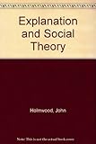 Explanation and social theory