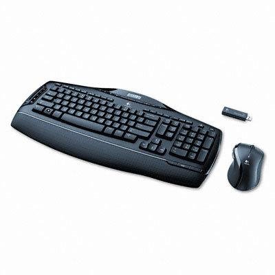o Logitech o - Wireless Desktop MX 3200 Laser Keyboard and Mouse Combo, USB, Black