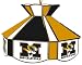 Missouri Tigers Stained Glass Hanging Light