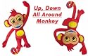 Bandai Tinga Tinga Tales Up, Down All Around Monkey (30cm Feature Plush)