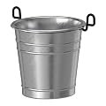 Multifunctional kitchen utensils / herbs / Cutlery stand, galvanised, black (Dia:13cm, H:13cm)