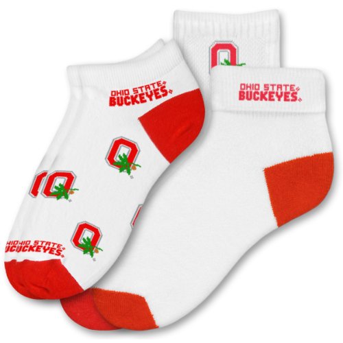 NCAA Ohio State Buckeyes Womens Two Pack Socks