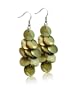 Genuine Mother of Faux Pearl Antique Gold Dangling Earrings Fashion Jewelry