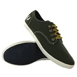 Fred Perry Foxx Twill Olive Mens Trainers