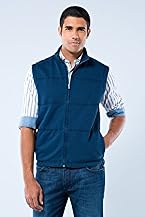Padded Fleece Vintage Washed Sweatshirt Vest
