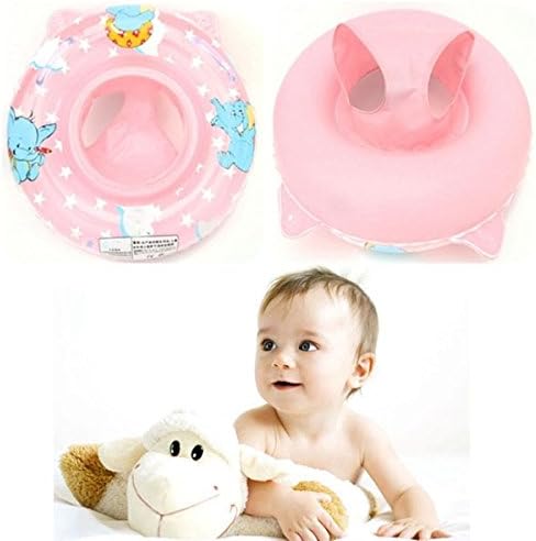 Soft Material Inflatable Baby Child Safety Seat Float Ring Double Handle Thicken