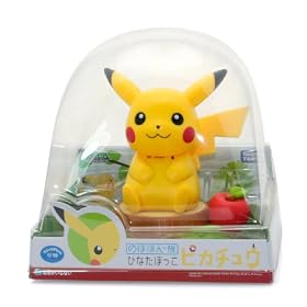 Pikachu Sunshine Buddies (Nohohon Zoku) Solar Bobble-Head Figure (Japanese Imported)