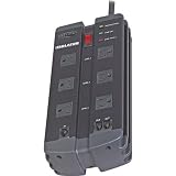 BELKIN 6 OUTLET SURGE 6FT CPRD RT ANG TEL SPQL
